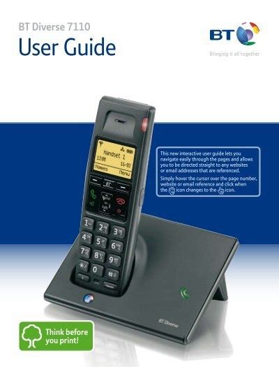 bt diverse  user guide telephones