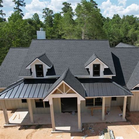 Gaf Timberline Natural Shadow Charcoal Metal Roofs Farmhouse Metal