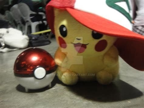 Pikachu with Ash's cap. by 1996este on DeviantArt