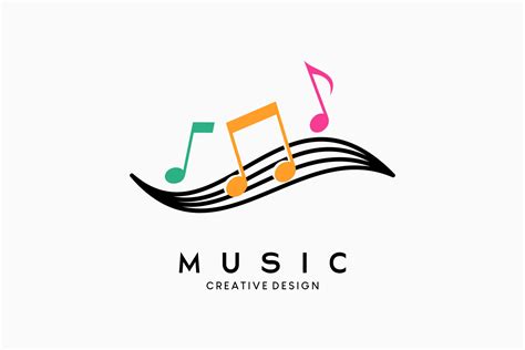 Music Icon Logo Design Or Music Symbol Creative Concept Vector