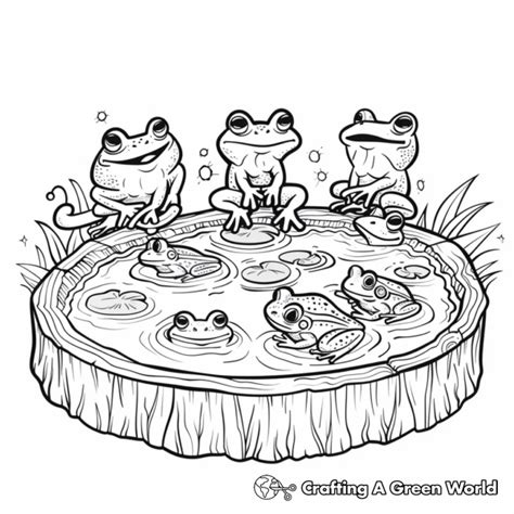 Pond Coloring Pages Free And Printable