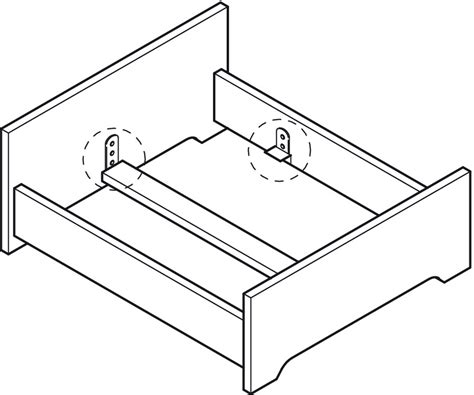 Bettverbinder F R Mittelbalken Und Lattenrostauflage H Fele
