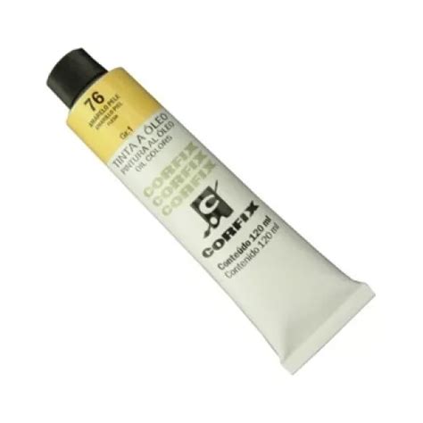 Corfix Tinta A Oleo 120ml Cor Do Óleo Amarelo Pele 76 MercadoLivre