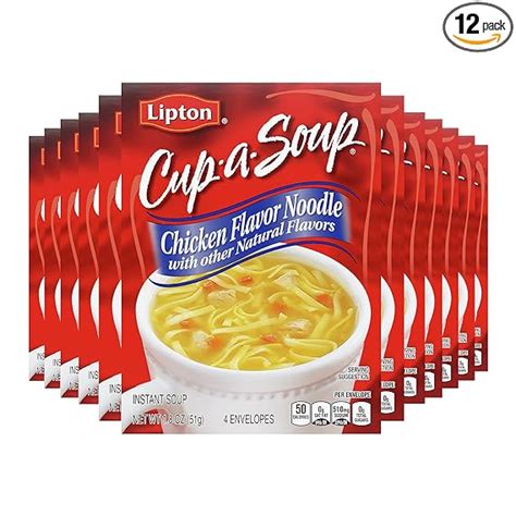 Lipton Cup A Soup Instant Soup For A Warm Cup Of Chicken Noodle Soup Made With Real Chicken