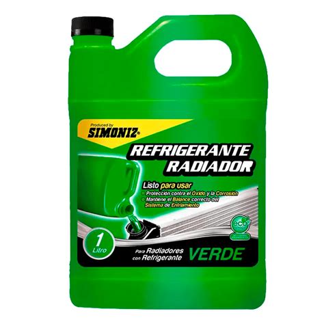 Liquido Refrigerante Verde 1Lt Simoniz Punto Llantas