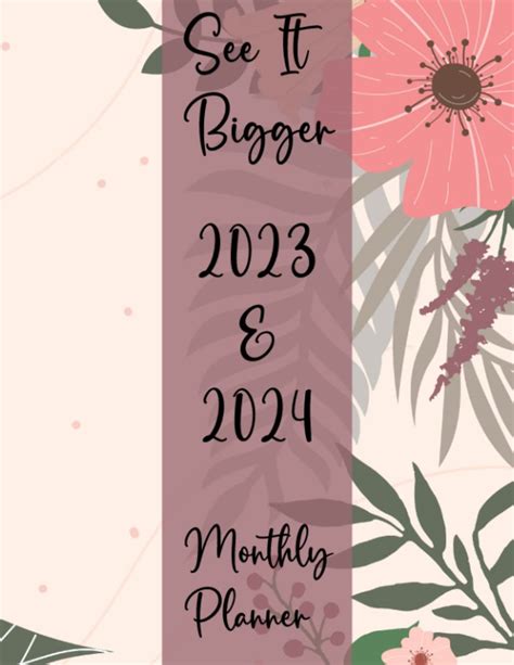 Buy See It Bigger 2023 2024 Monthly Planner 24 Months Yearly Planner