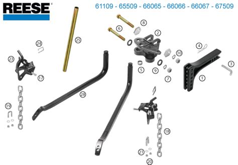 Reese Round Bar HD - 66065 Service Parts | HighSkyRvParts.com