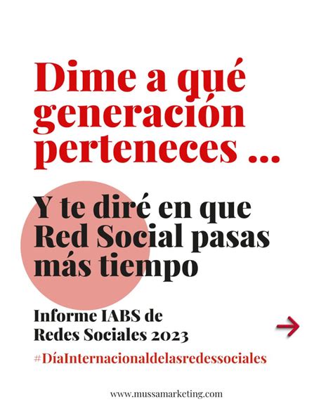 Mussa Marketing On Twitter Sab As Que Cada Generaci N Interact A De