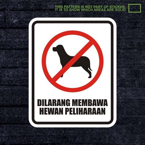 Jual Produk Kerja Dilarang Membawa Hewan Termurah Dan Terlengkap