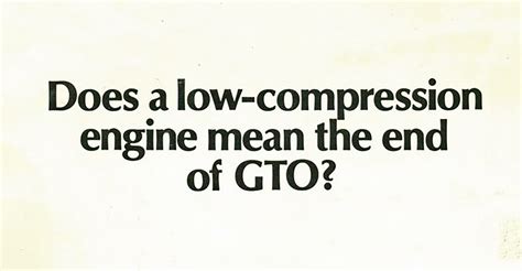 1971 Pontiac Gto Favorite Car Ads The Daily Drive Consumer Guide®