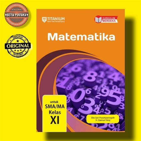 Jual Titanium Buku Teks Pendamping Kurikulum Merdeka Matematika