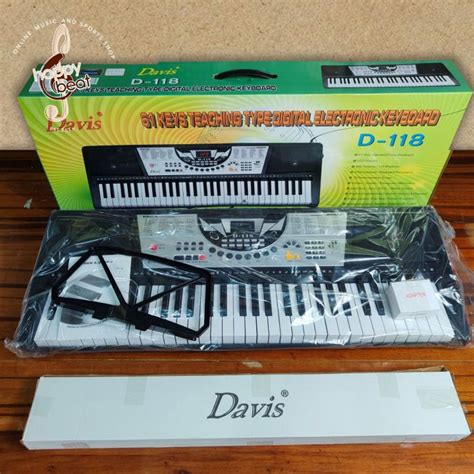 Davis Keyboard D 118 W Songbook Adapter Chord Stand And Manual