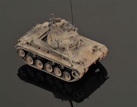 Plastic tank model of Chaffee tank | Model Kits: cars, ships, airplanes