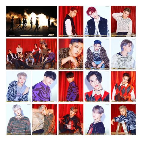 18 Pcs Set Kpop Ateez New Album Treasure Ep Fin All To Action Lomo Ca