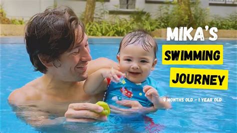 9 Months Old Learns How To Swim First Swimming Lesson 👶🏻🐳 Youtube