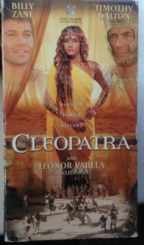 Cleopatra Vhs 1999 Tv Movie Stars Billy Zane Timothy Dalton Rupert