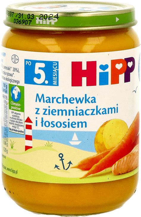 Hipp Bio Combiotik Marchewka Z Ziemniaczkami I Ososiem Po M Cu