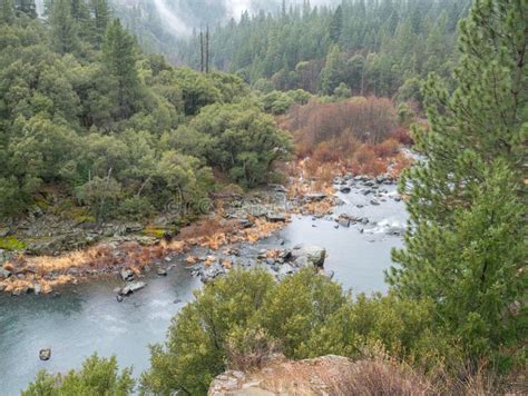 Feather River Canyon in Winter Stock Photo - Image of peace, feather: 37396740