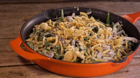 Kelsey Nixons Stovetop Green Bean Casserole Recipe Rachael Ray Show