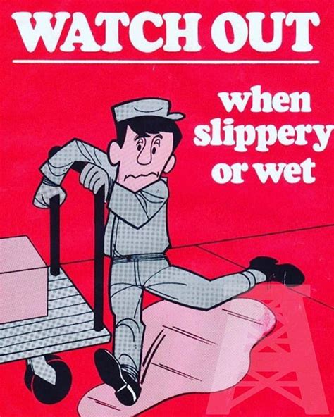 Safety Sunday Funday Slips Trips Falls Watch Out When Slippery