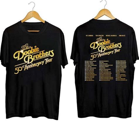 The Doobie Brothers Th Anniversary Tour Shirt The Doobie Brothers