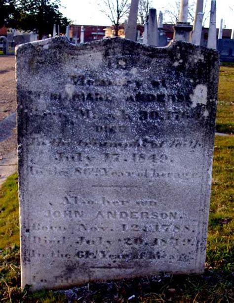 John Anderson 1788 1849 Memorial Find A Grave