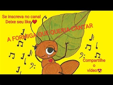 A Formiga Que Queria Cantar História Infantil Respeito às Diferenças