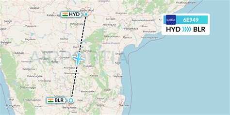 6E949 Flight Status IndiGo Airlines Hyderabad To Bangalore IGO949