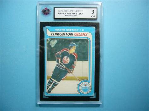 O Pee Chee Hockey Card Wayne Gretzky Rookie Rc Ksa Vg