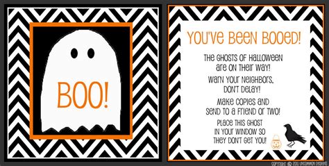 How To Boo” Your Neighbor A Free Printable Uncommon Designs