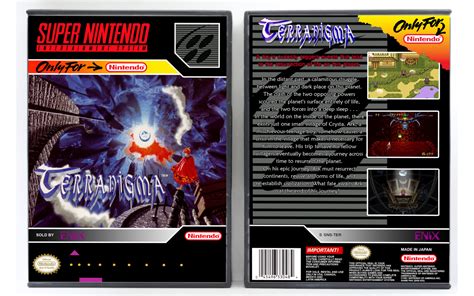 Gaming Relics Super Nintendo Vertical Style Terranigma