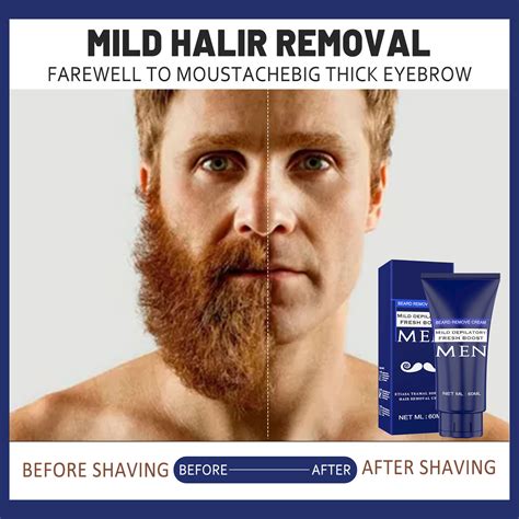 Men Beard Hair Removal Cream Private Hair Remover Fast Effective Skin