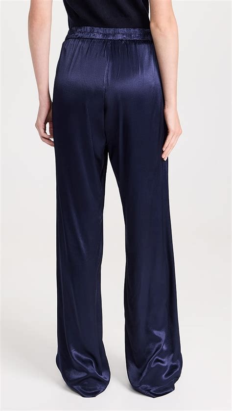 Enza Costa Pleated Satin Pants Shopbop