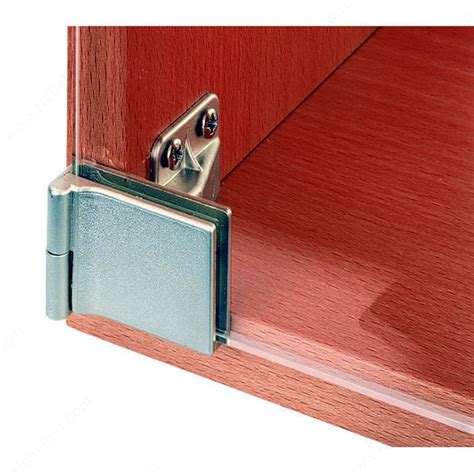 Surface Mounted Hinge With Snap Closure For Half Overlay Glass Doors For Furniturecabinet