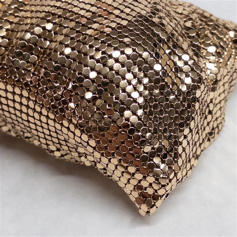 Henri Bendel Gold Chainmail Clutch