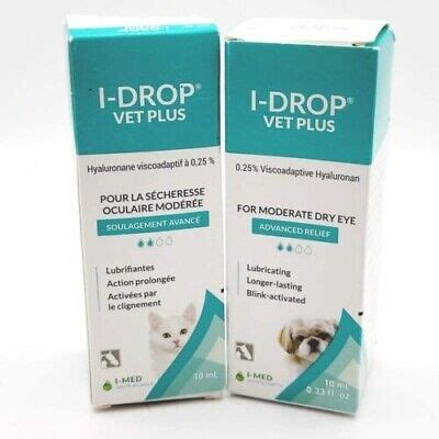 I Drop Vet Plus Multidose Lubricating Eye Drops Ml Packs Ebay