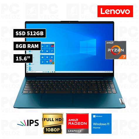 Lenovo Ideapad 5 15alc05 Amd Ryzen 7 5700u 8gb Ram 512gb Ssd 156″ Fhd Amd Radeon