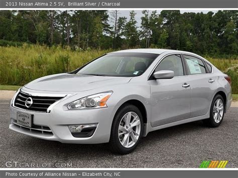 Brilliant Silver Nissan Altima Sv Charcoal Interior