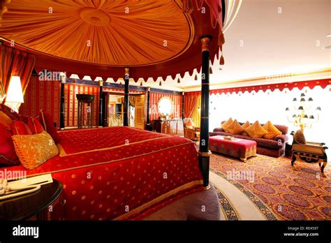 Presidential suite, deluxe suite of the Burj Al Arab luxury hotel ...