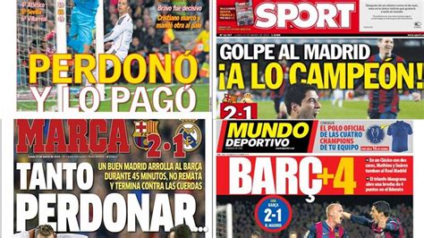 Entre El Golpe Del Barcelona Y El Perdón Del Real Madrid