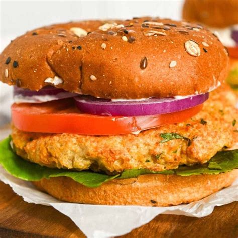 Easy Air Fryer Chicken Burgers Make From Frozen