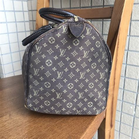 Lv Louis Vuitton Monogram Mini Lin Speedy Handbag Boston Bag