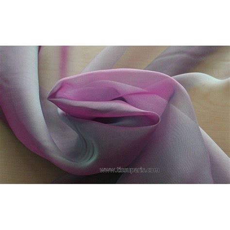 Mousseline Changeante Soie Mauve Tissu Paris Vente De Tissus