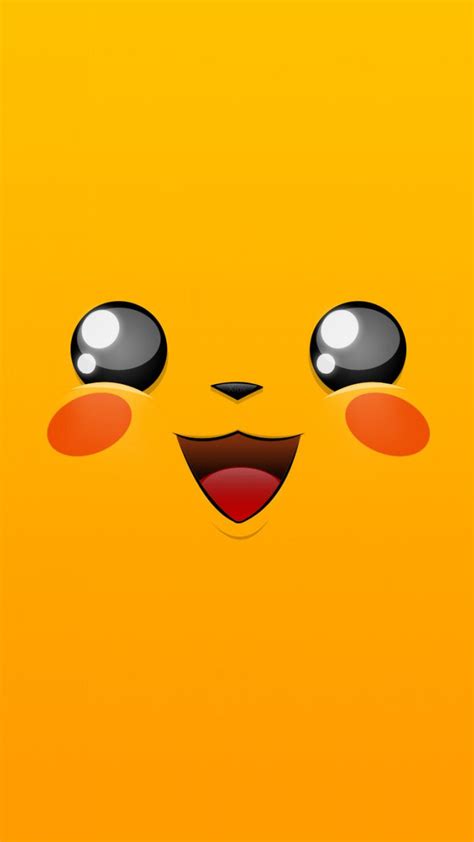 Smile, Pikachu, Pokémon, minimal, anime, 720x1280 wallpaper | Pikachu ...