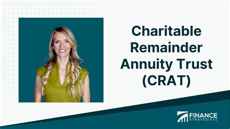 What Is A Charitable Remainder Annuity Trust Crat