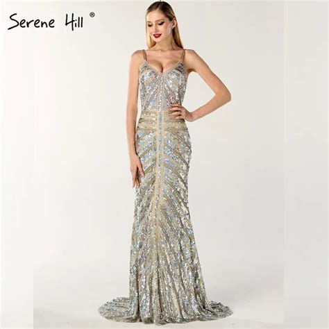 Robe De Soir E Longue En Paillettes Style Sir Ne Sexy Luxueuse Tenue