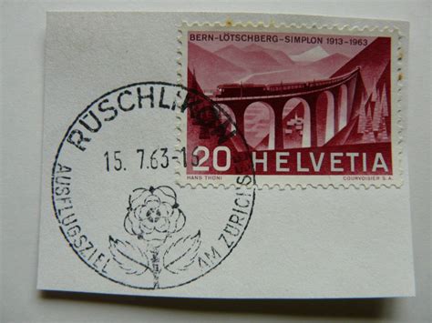 1963 Werbemarke 20C Stempel Rüschlikon Kaufen auf Ricardo