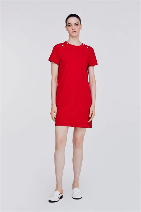 Buttoned Jersey Dress – iORA