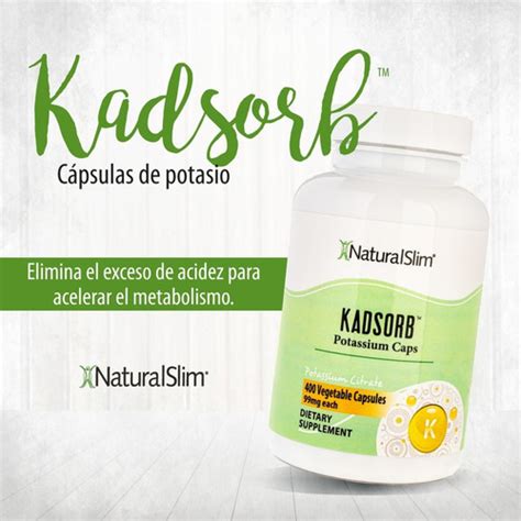 Kadsorb Citrato De Potasio Natural Slim Mercadolibre