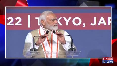 Modi Whenever I Come To Japan I Get Extreme Love Pm Modi On His